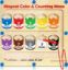 Picture of Children's color sorting magnetic step counting board